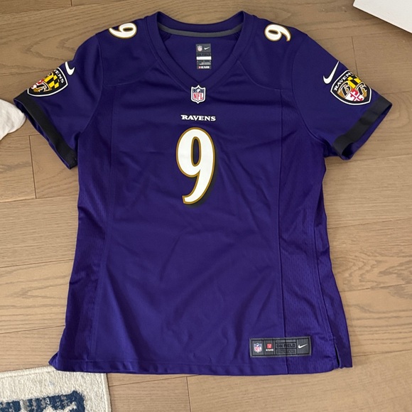 NFL Tops - Purple Baltimore Ravens Justin Tucker Jersey